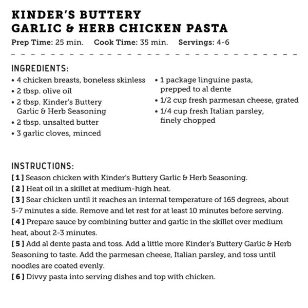 Kinder's Buttery Garlic & Herb Seasoning - Image 4