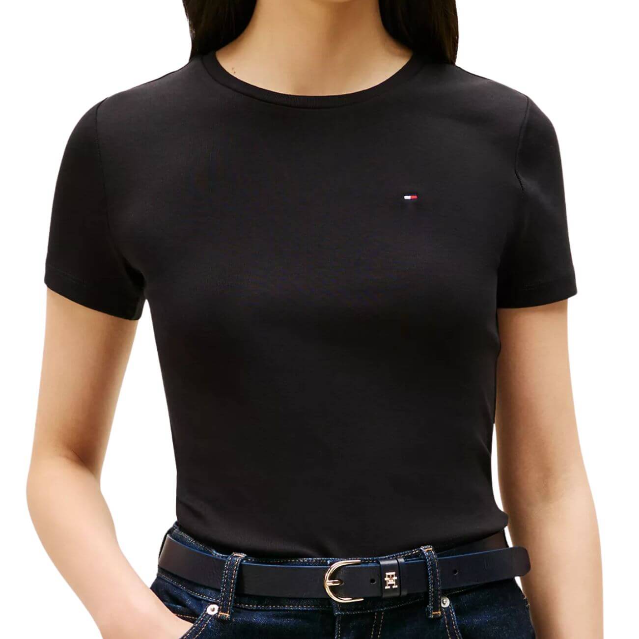 Camiseta Negra Tommy Hilfiger