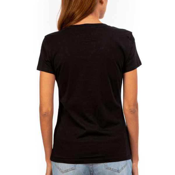 Camiseta Negra U.S. Polo Assn Cuello V - Image 4