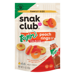 Gomitas Snak Club - Anillos De Durazno Con Tajin