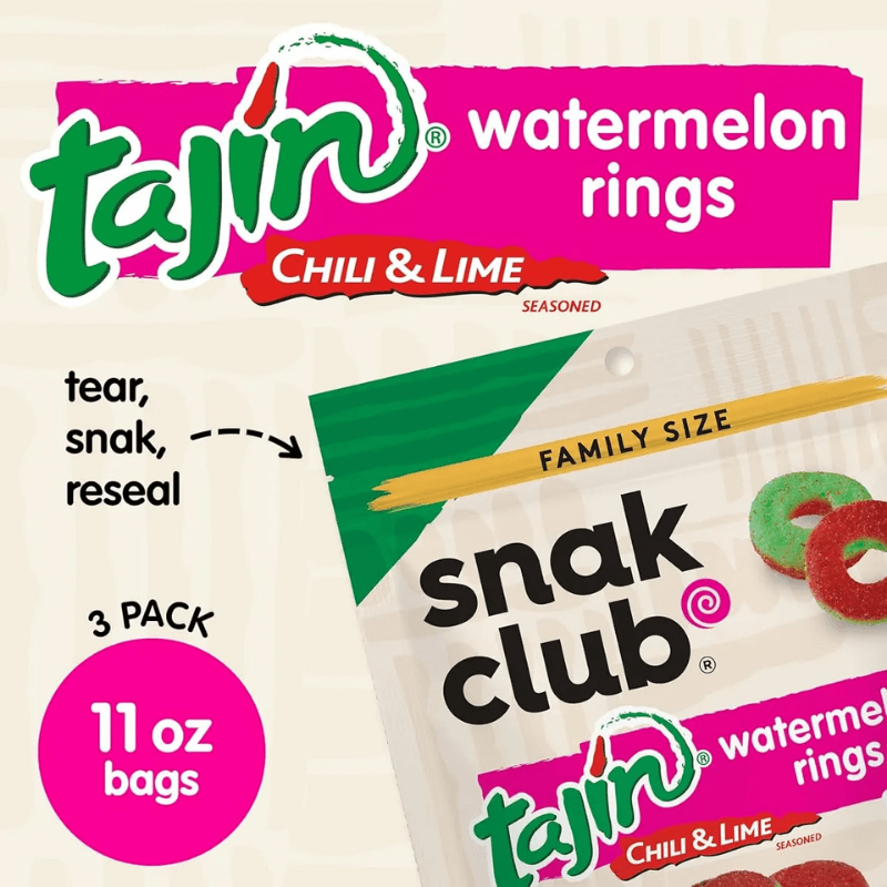 Gomitas Snak Club - Anillos de Sandia Con Tajin - Image 4