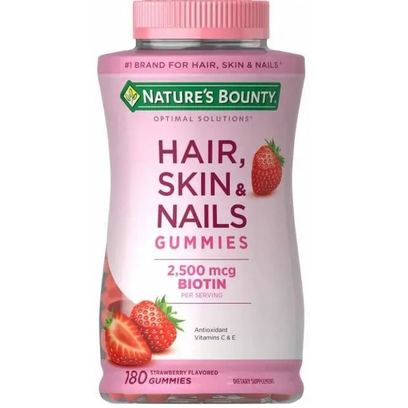 Natures Bounty Hair Skin Nails - 180 Gomitas