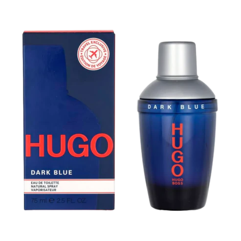 Perfume Dark Blue Travel Voyage Hugo Boss 75 ml