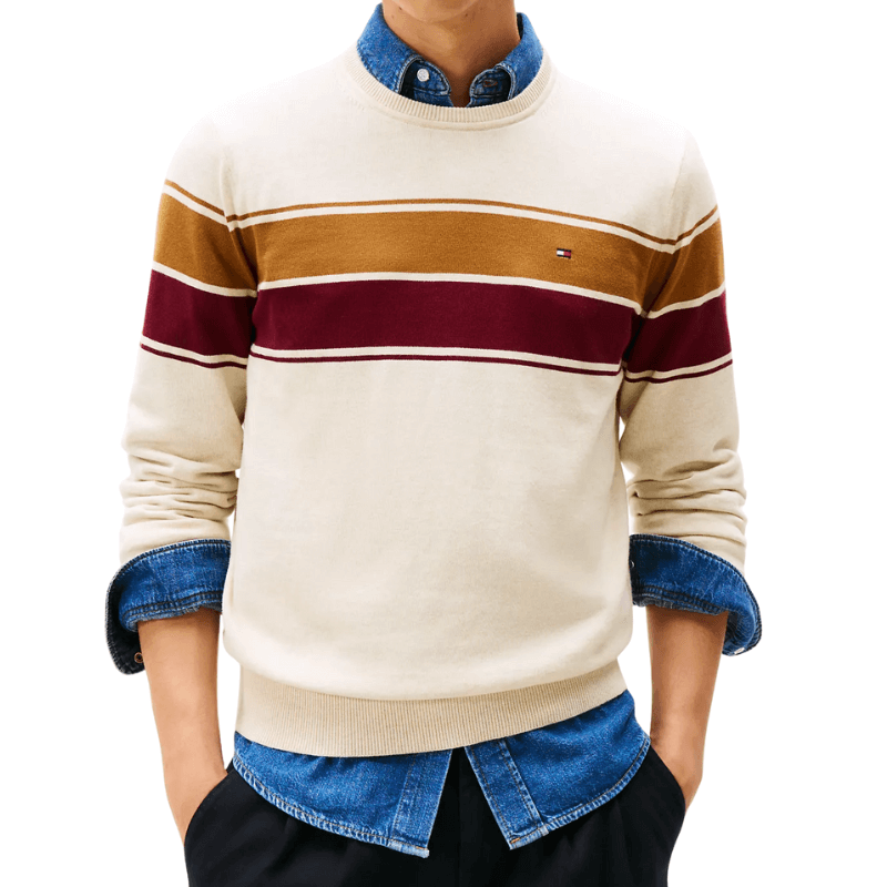 Suéter Rayado Tommy Hilfiger Hombre