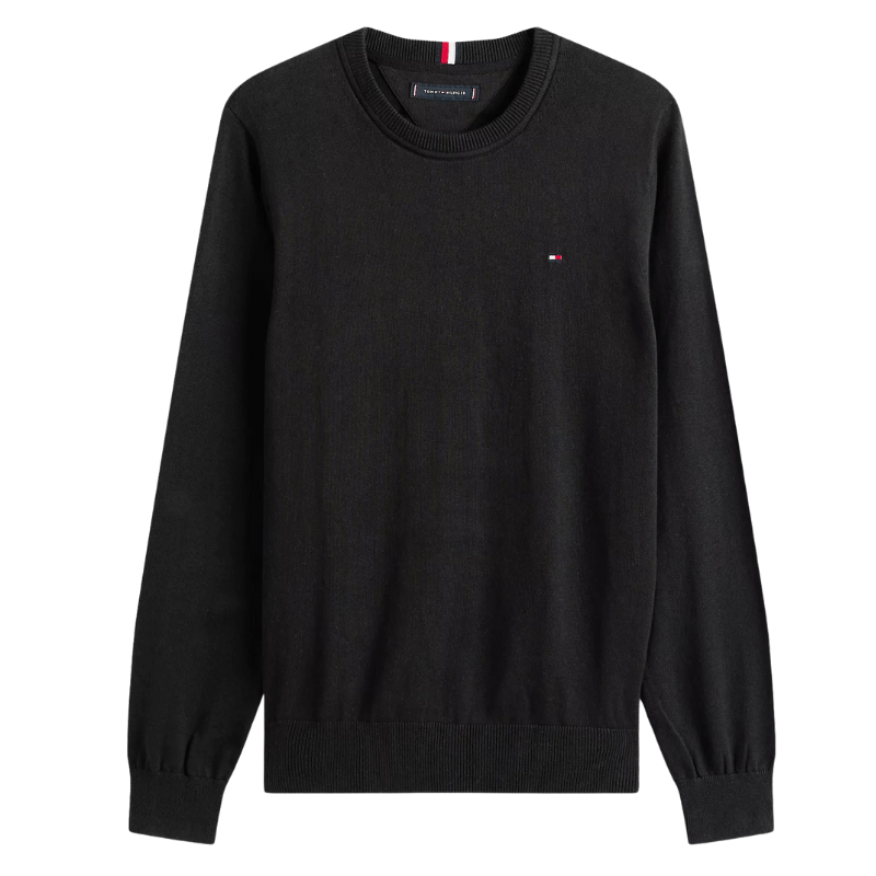 Suéter Liso Negro Tommy Hilfiger - Image 3