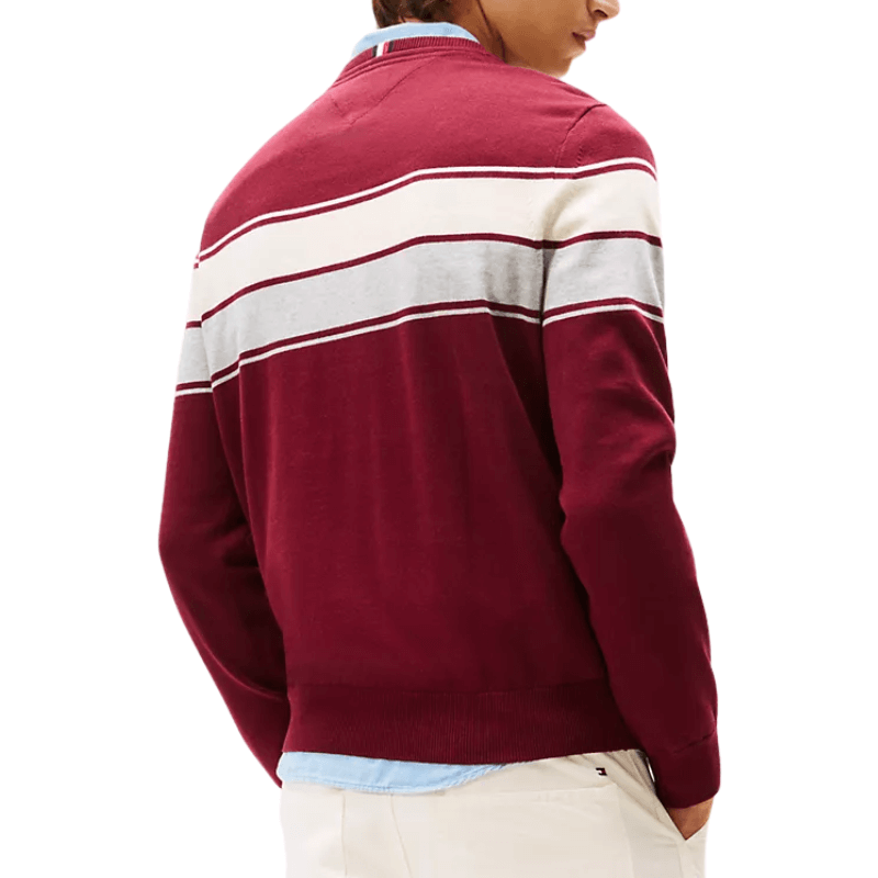 Suéter Rojo Rayado Tommy Hilfiger - Image 3