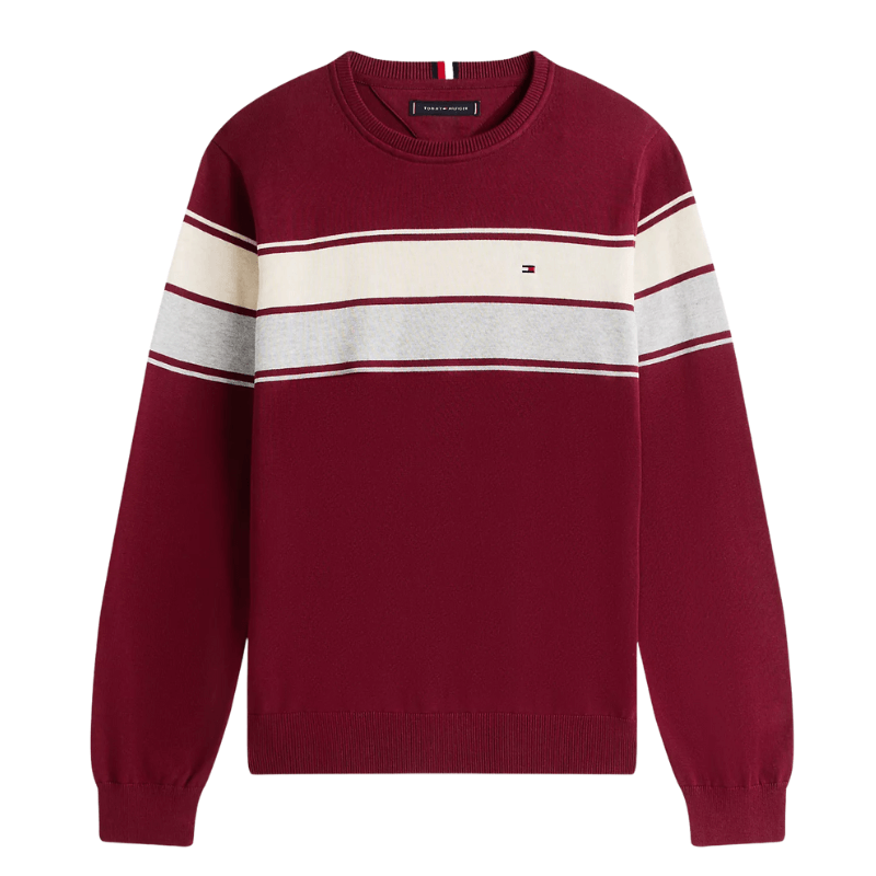 Suéter Rojo Rayado Tommy Hilfiger - Image 2