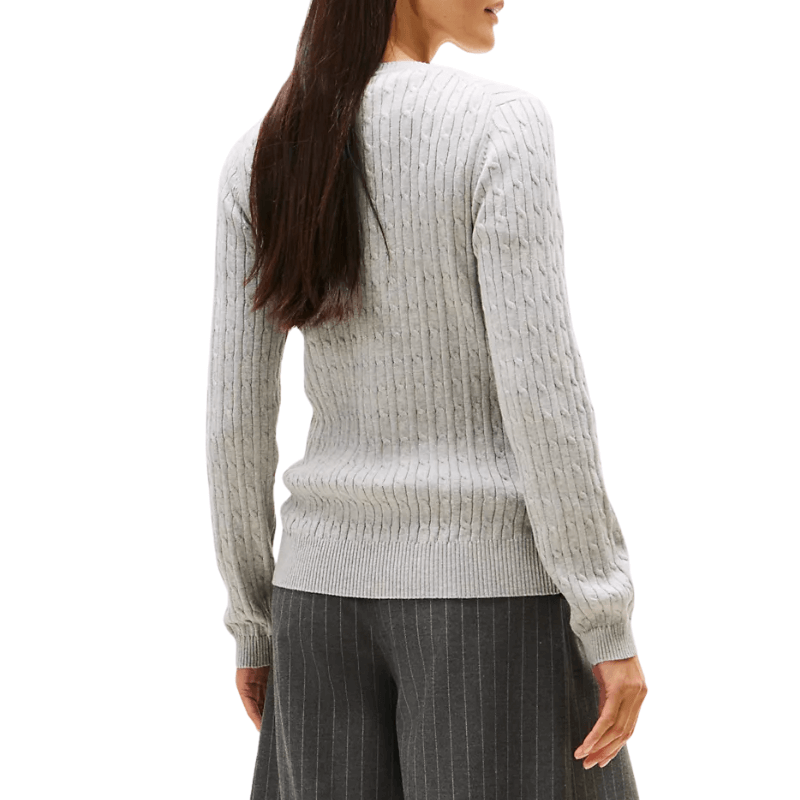 Saco Tommy Hilfiger Cable Knit Gris - Image 2
